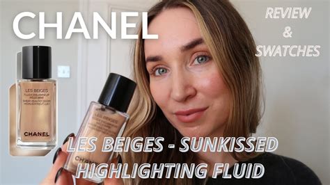 highlighting fluid chanel|Chanel les beiges sunkissed.